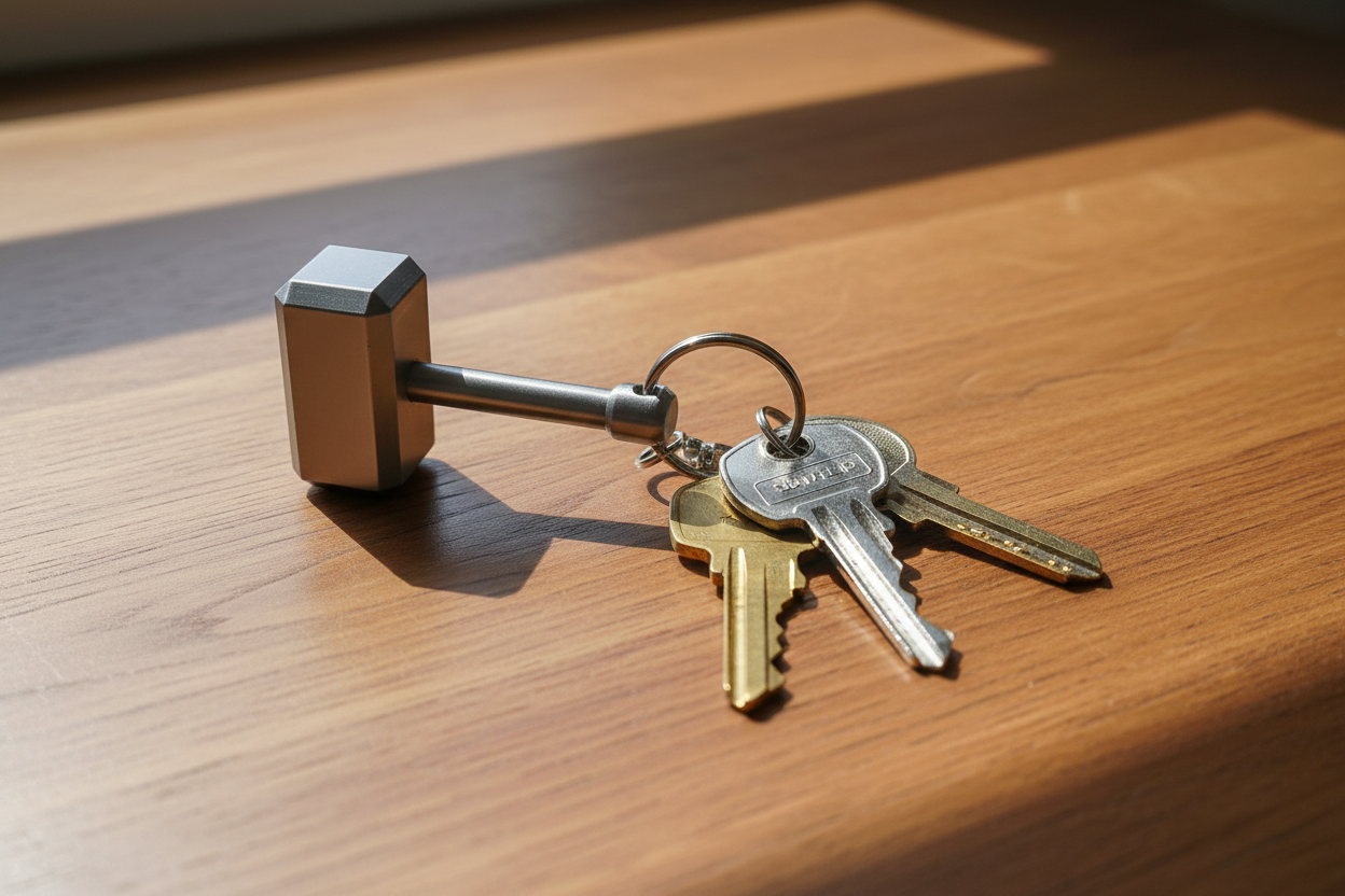 Thor's Hammer Replica Key Chain - Choose Your Finish!