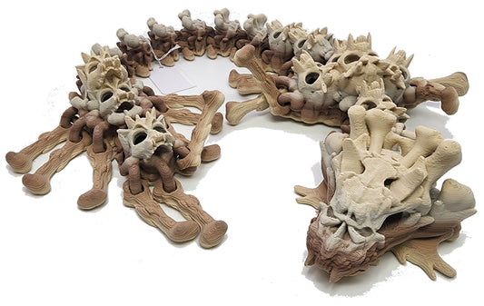 The Articulating Bone Dragon Sculpture / Fidget Toy