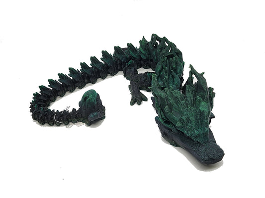 The Articulating Woodland Dragon Sculpture / Fidget Toy