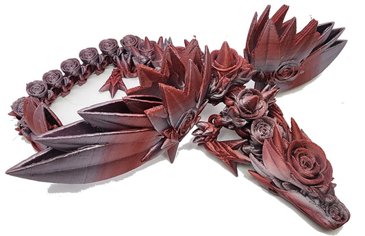 The Articulating Baby Rosewing Dragon Sculpture / Fidget Toy