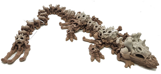 The Articulating Baby Bone Dragon Sculpture / Fidget Toy