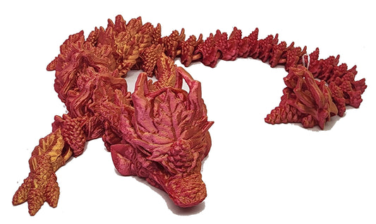 The Articulating Autumn Dragon Sculpture / Fidget Toy