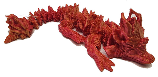 The Articulating Baby Autumn Dragon Sculpture / Fidget Toy