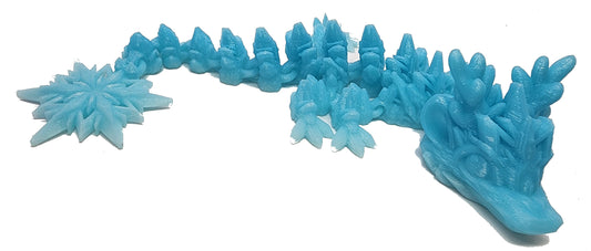 The Articulating Baby Winter Dragon Sculpture / Fidget Toy