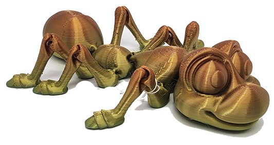 The Articulating Rainbow Worker Ant Sculpture / Fidget Toy