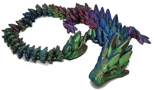 The Articulating Gemstone Dragon Sculpture / Fidget Toy
