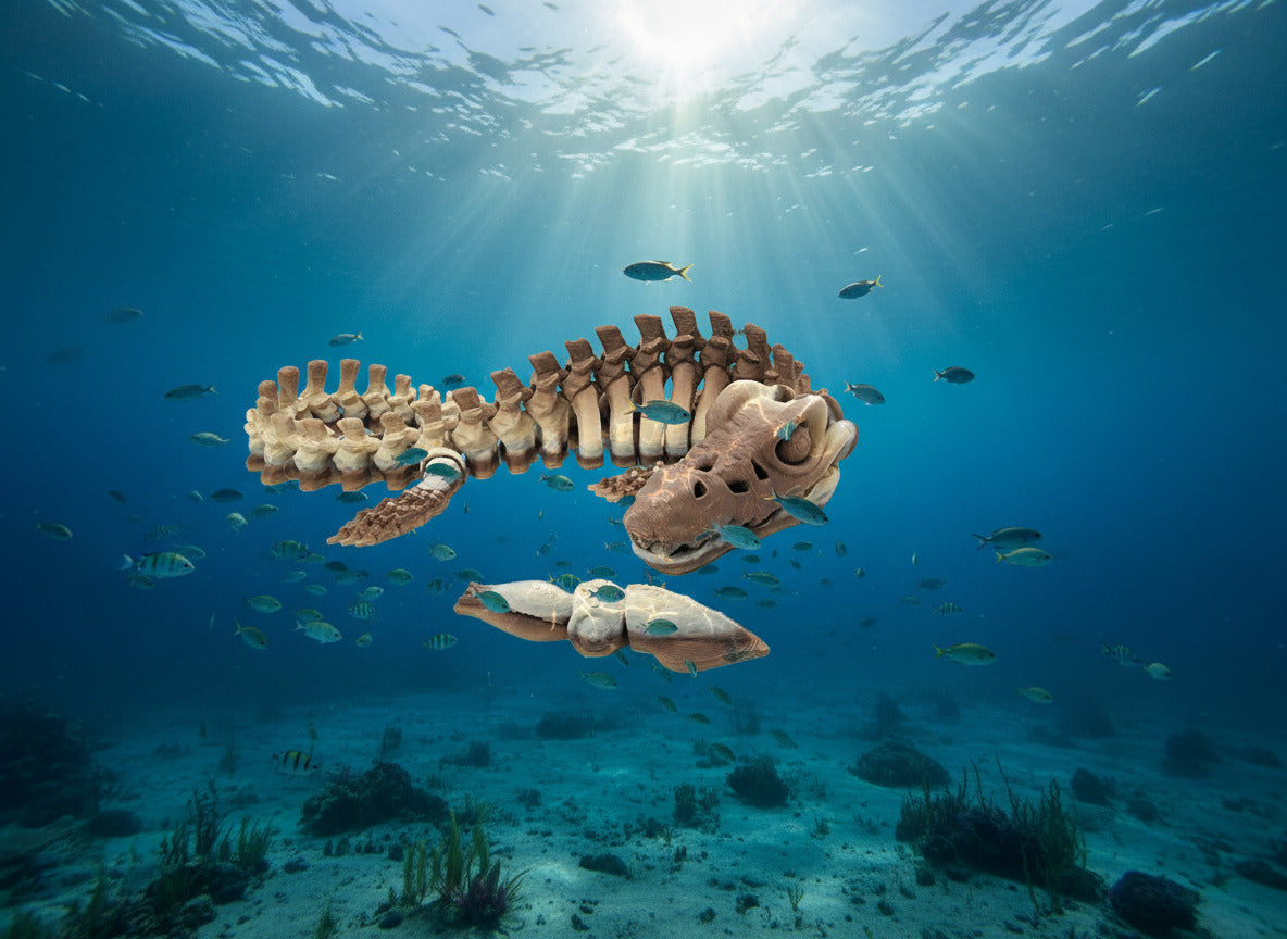 Articulating Skeleton Mosasaurus