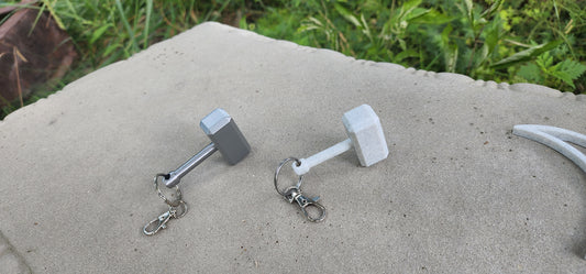 Thor's Hammer Replica Key Chain - Choose Your Finish!