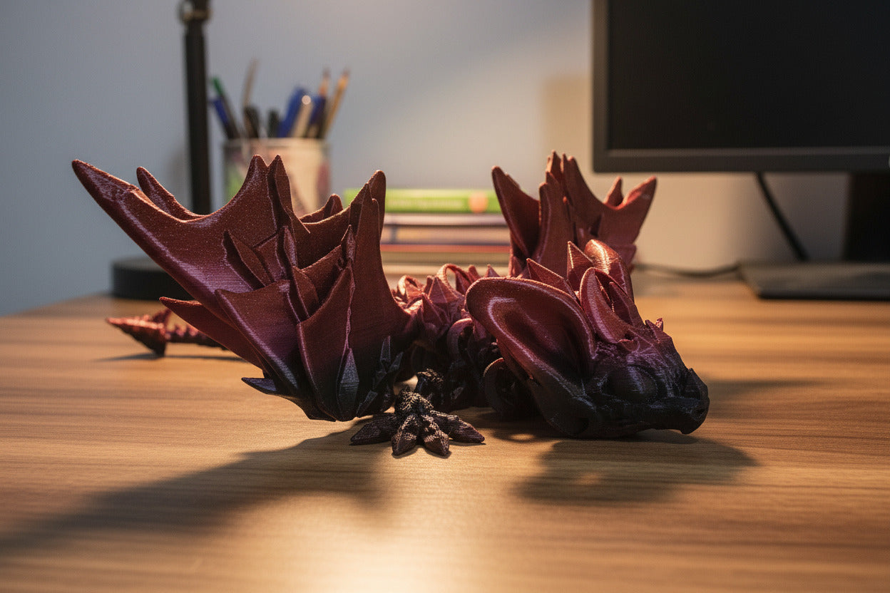 The Articulating Night Wing Sculpture / Fidget Toy