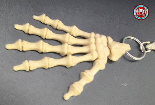 The Articulating Skeleton Hand Key Chain