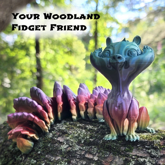 The Articulating Squirrel Sculpture / Fidget Toy