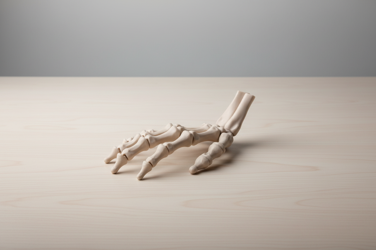 The Articulating Skeleton Hand Sculpture (Left or Right) / Fidget Toy