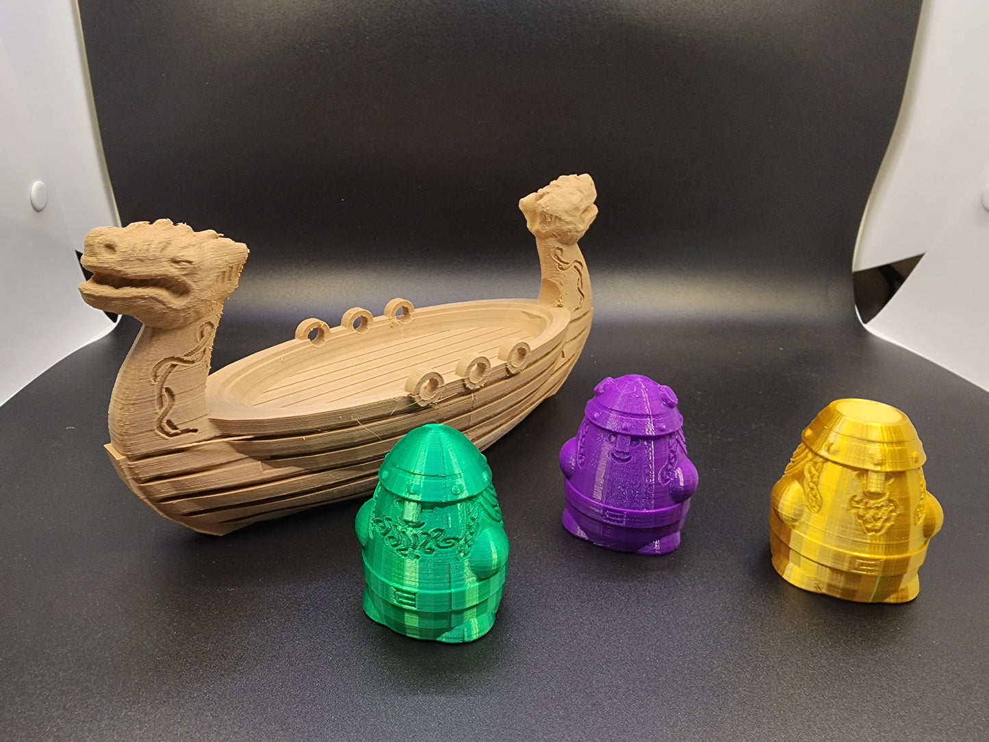 Viking Long Boat with Crew - A Marvelous Floating Bath Toy