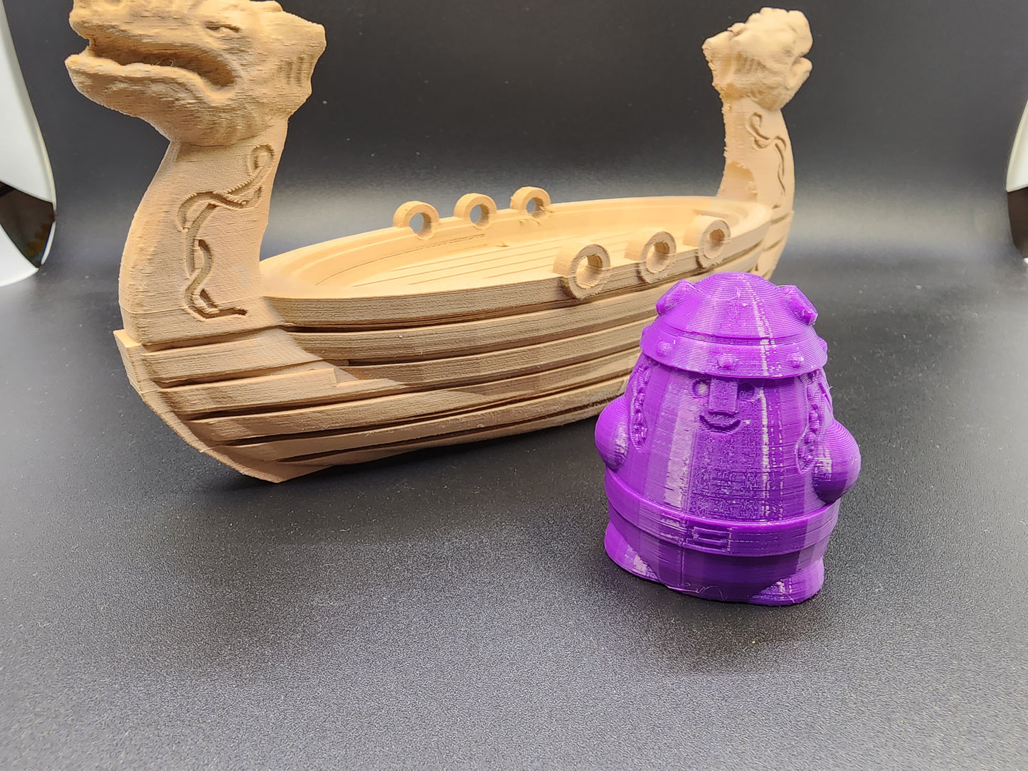 Viking Long Boat with Crew - A Marvelous Floating Bath Toy