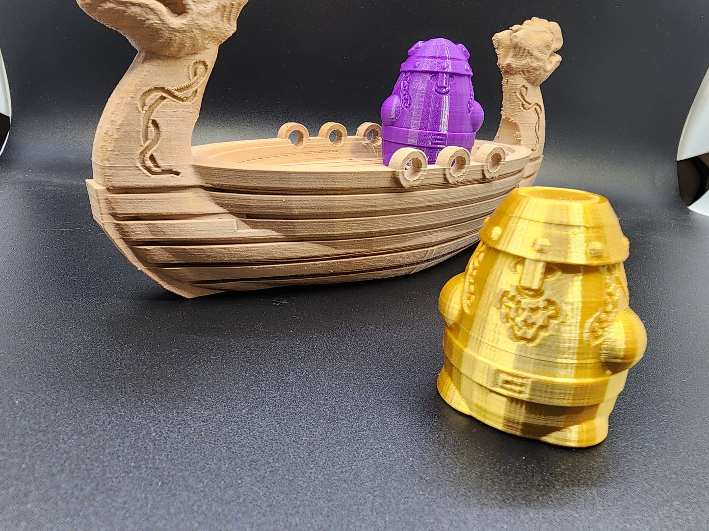 Viking Long Boat with Crew - A Marvelous Floating Bath Toy