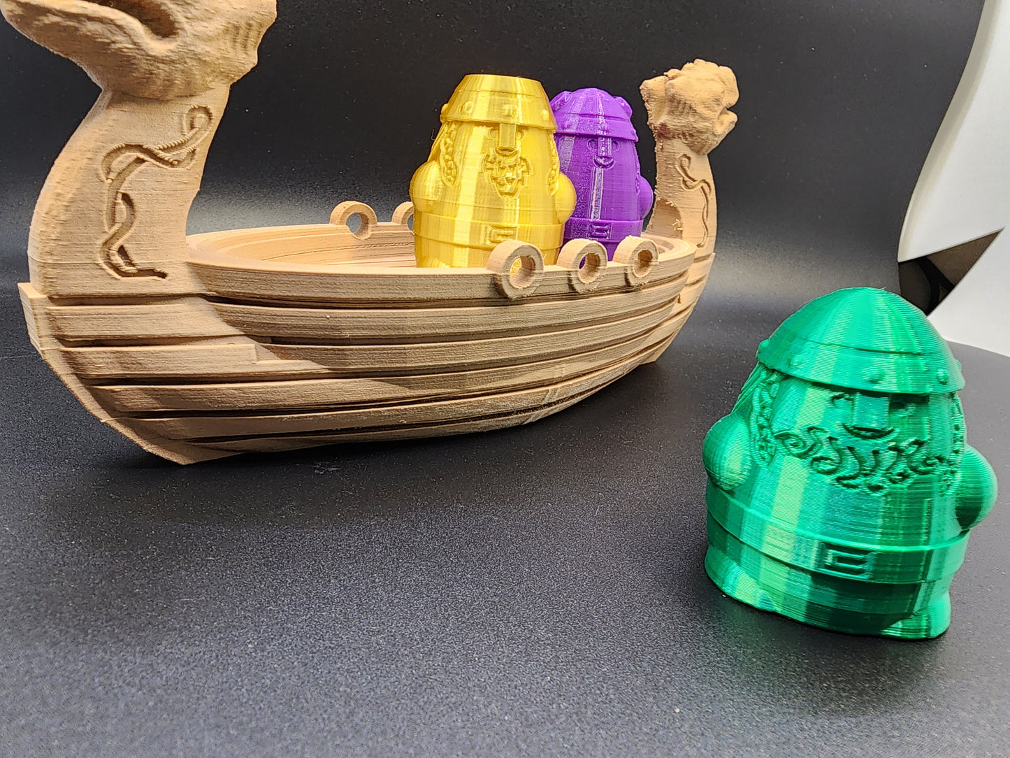 Viking Long Boat with Crew - A Marvelous Floating Bath Toy