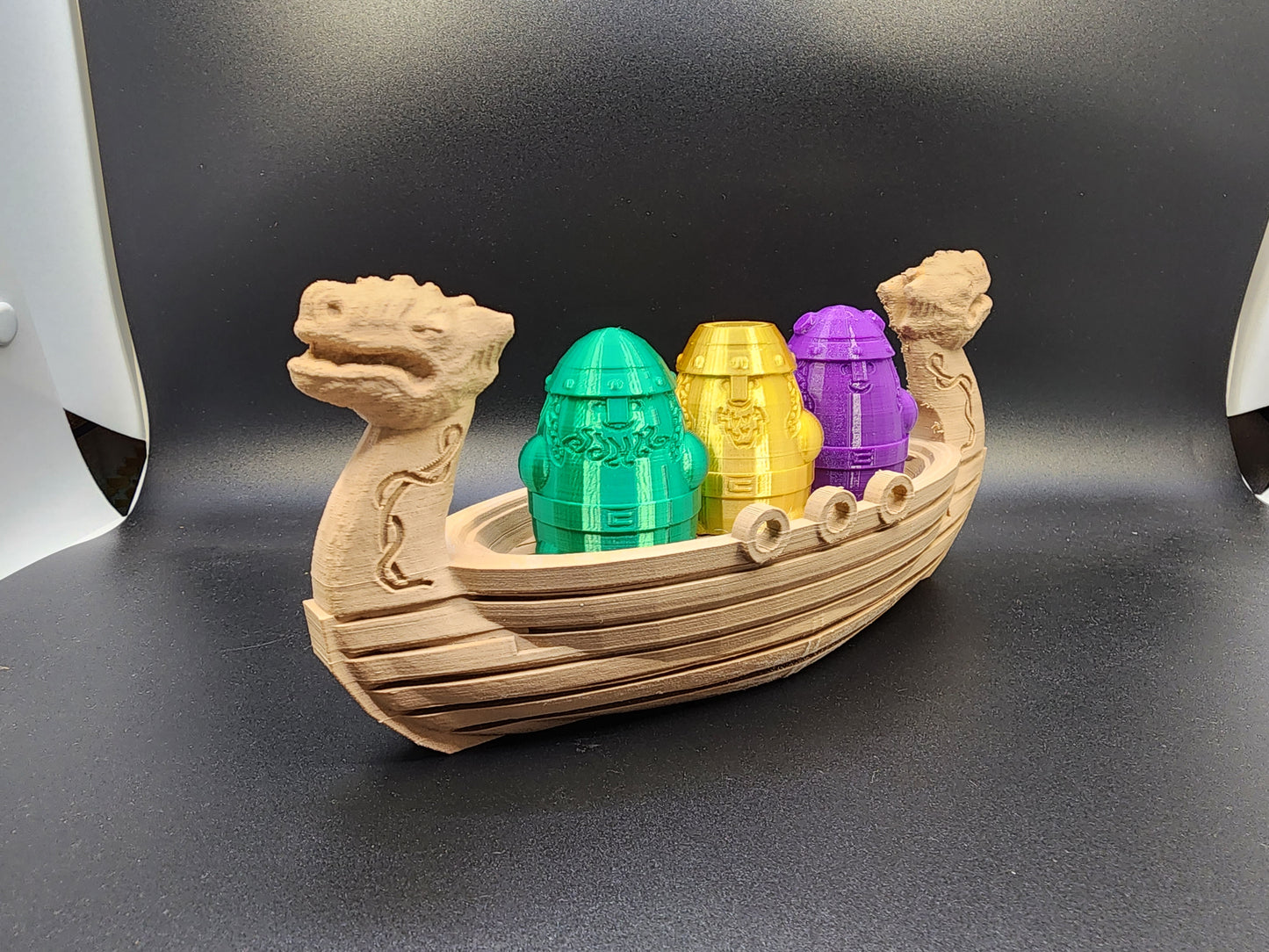 Viking Long Boat with Crew - A Marvelous Floating Bath Toy