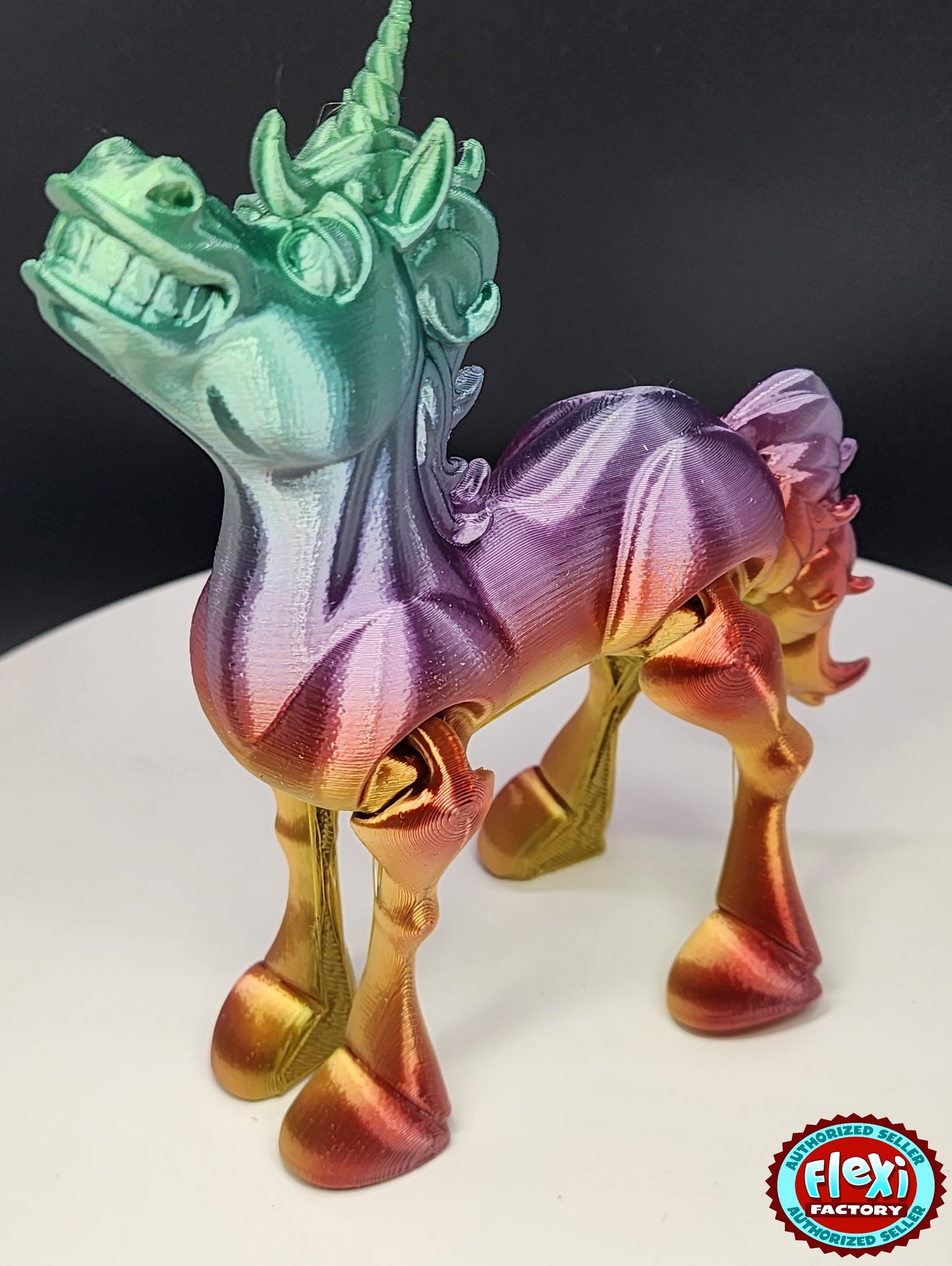 The Articulating Rainbow Unicorn Sculpture / Fidget Toy