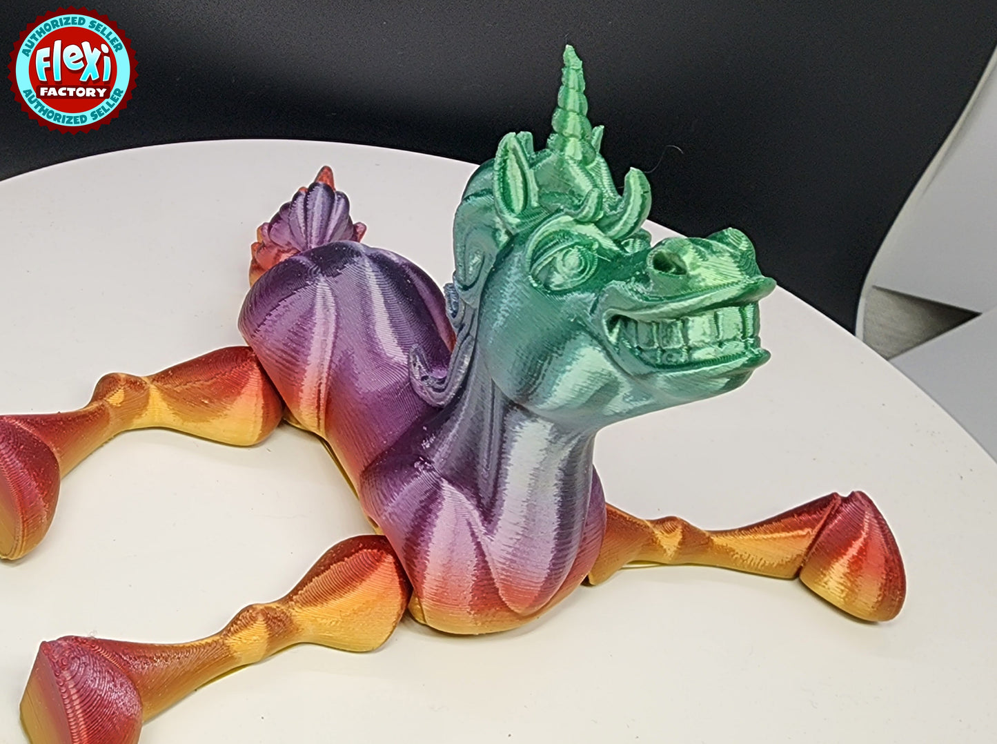 The Articulating Rainbow Unicorn Sculpture / Fidget Toy