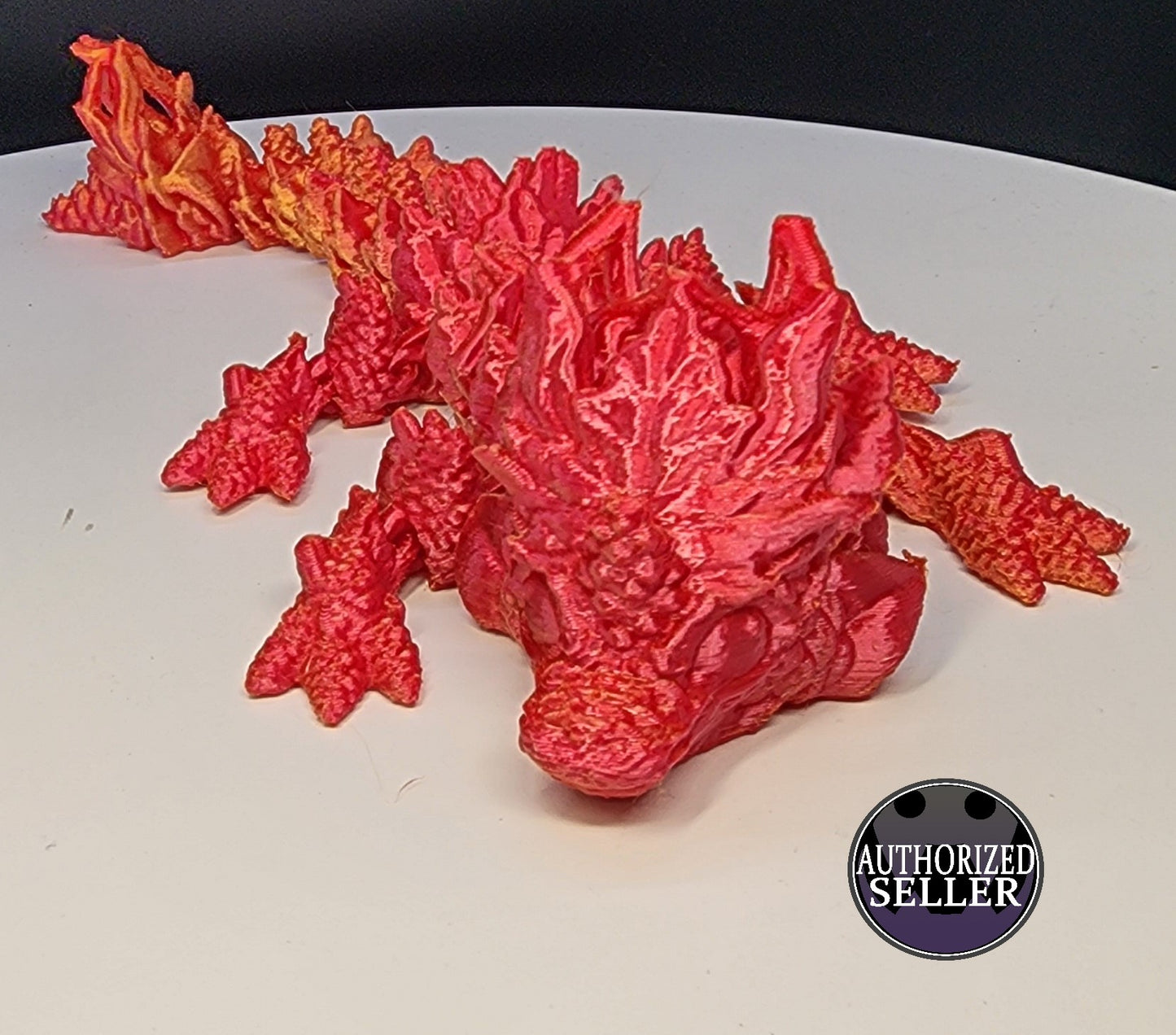 The Articulating Baby Autumn Dragon Sculpture / Fidget Toy