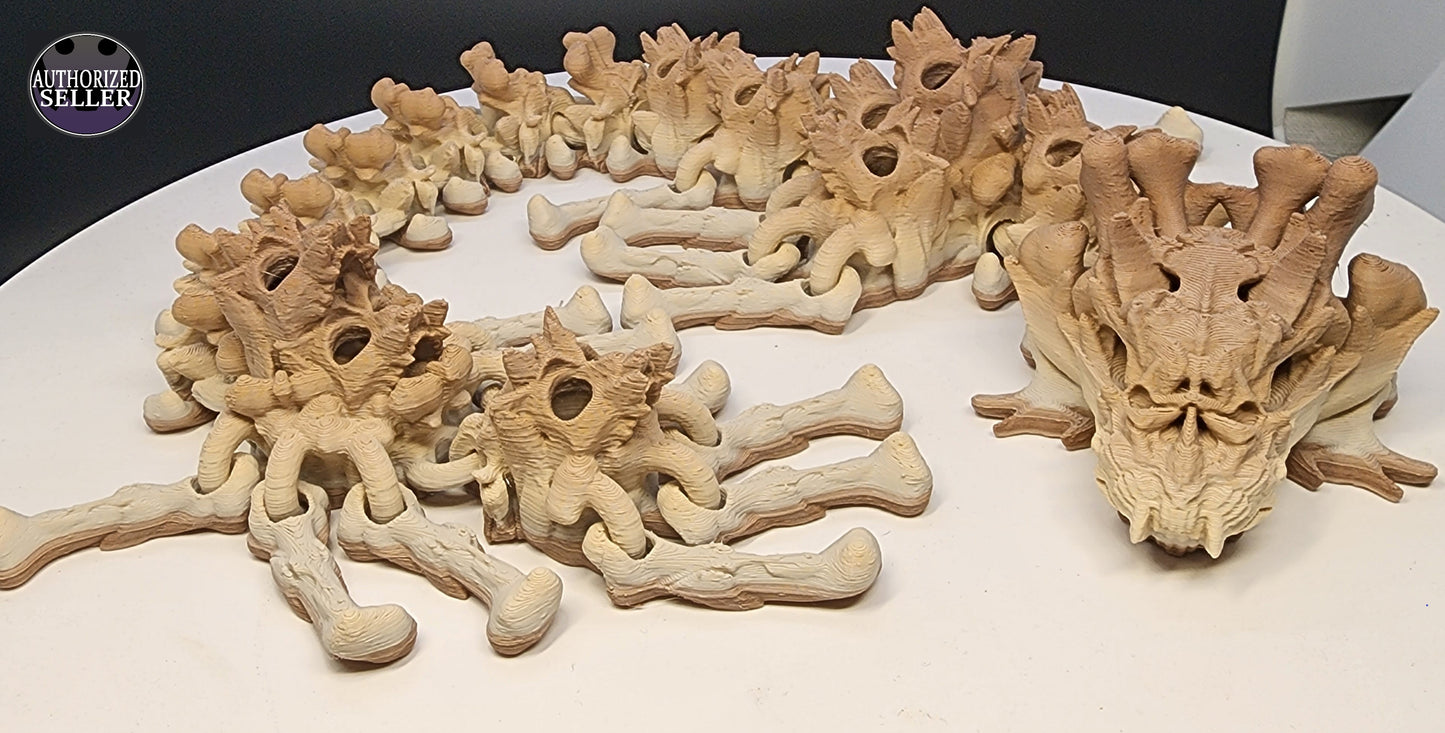 The Articulating Bone Dragon Sculpture / Fidget Toy