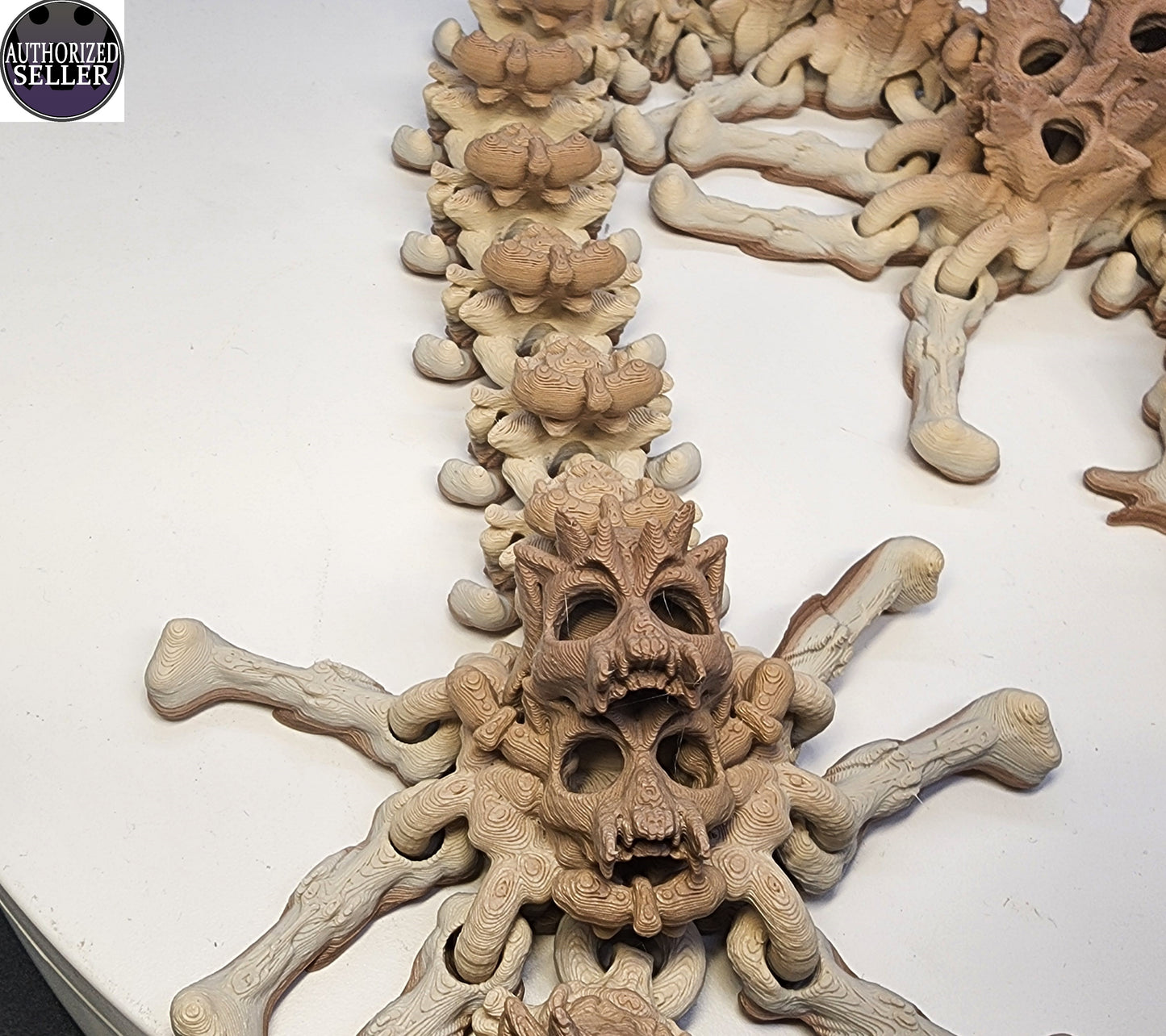 The Articulating Bone Dragon Sculpture / Fidget Toy