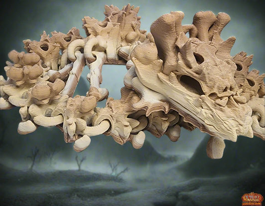 The Articulating Bone Dragon Sculpture / Fidget Toy