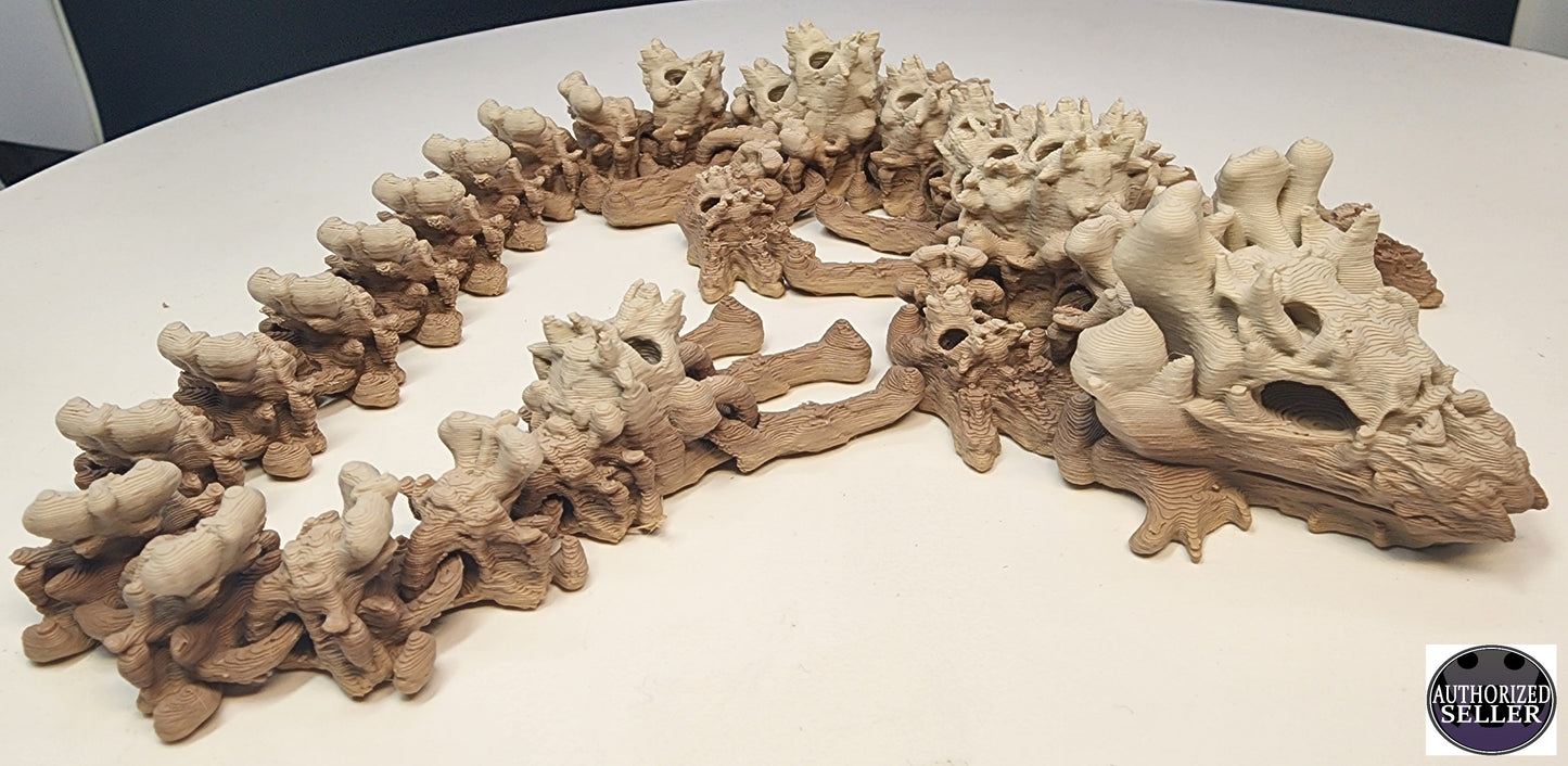 The Articulating Baby Bone Dragon Sculpture / Fidget Toy