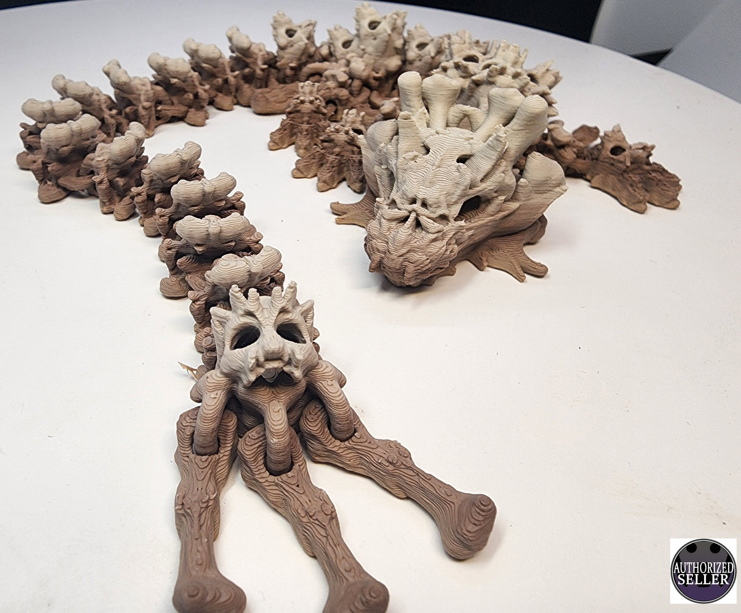 The Articulating Baby Bone Dragon Sculpture / Fidget Toy