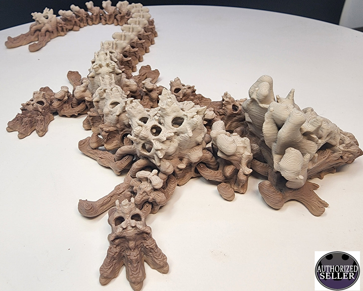 The Articulating Baby Bone Dragon Sculpture / Fidget Toy