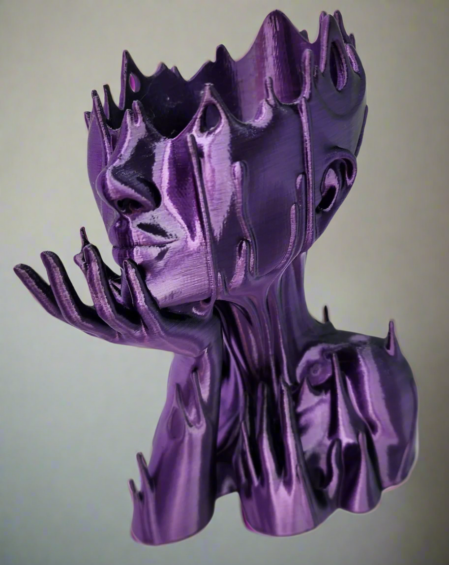 Enigmatic Sculpture: The Melted Girl