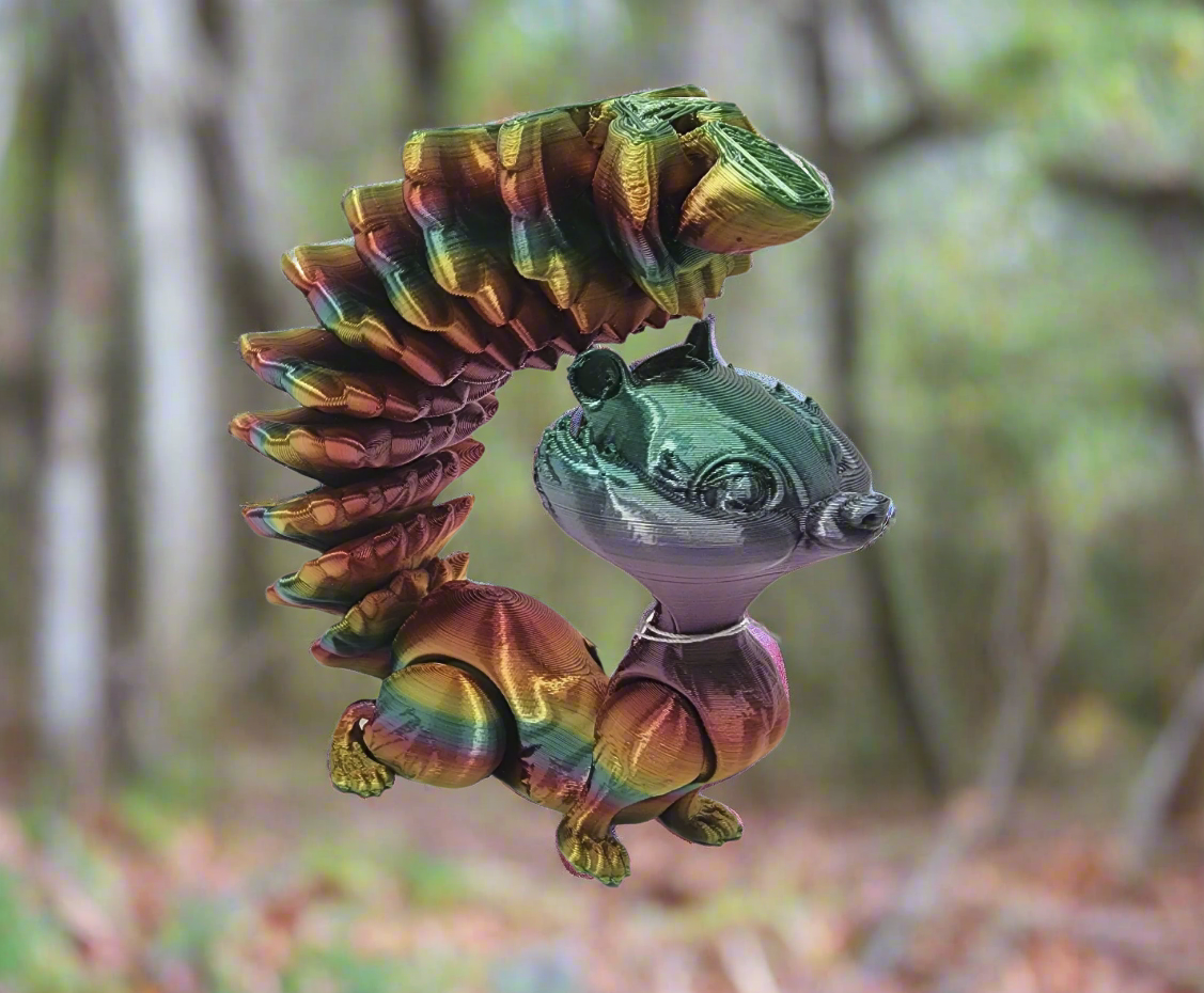 The Articulating Squirrel Sculpture / Fidget Toy