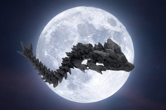 The Articulating Baby Wolf Dragon Sculpture / Fidget Toy