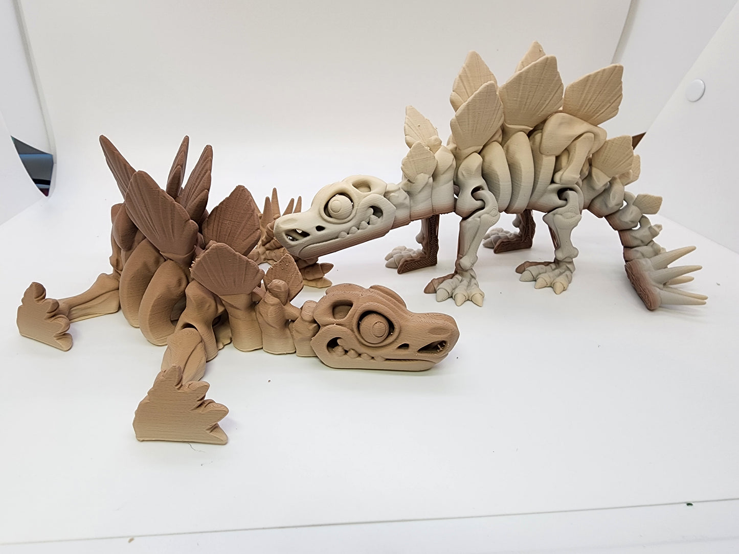 The Articulating Skeleton Stegosaurus Sculpture / Fidget Toy