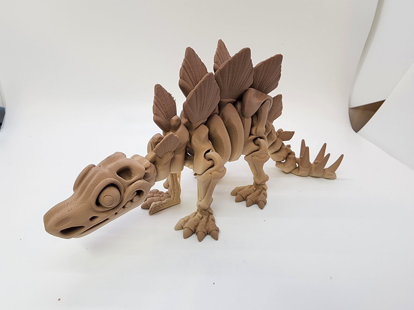 The Articulating Skeleton Stegosaurus Sculpture / Fidget Toy