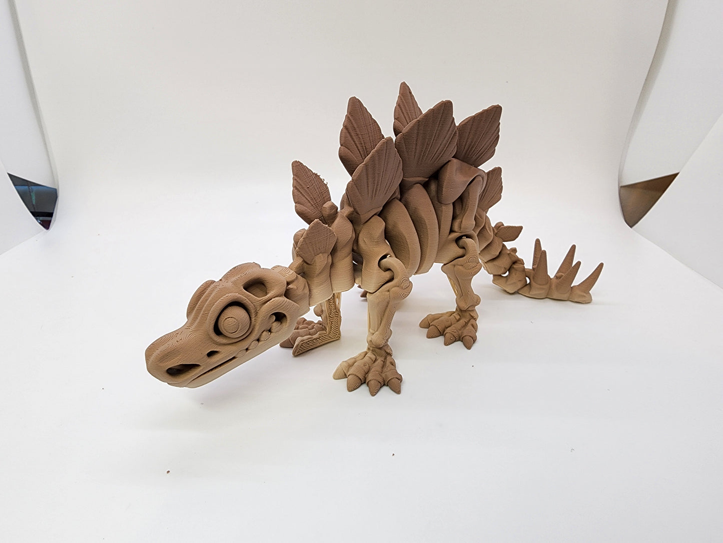 The Articulating Skeleton Stegosaurus Sculpture / Fidget Toy