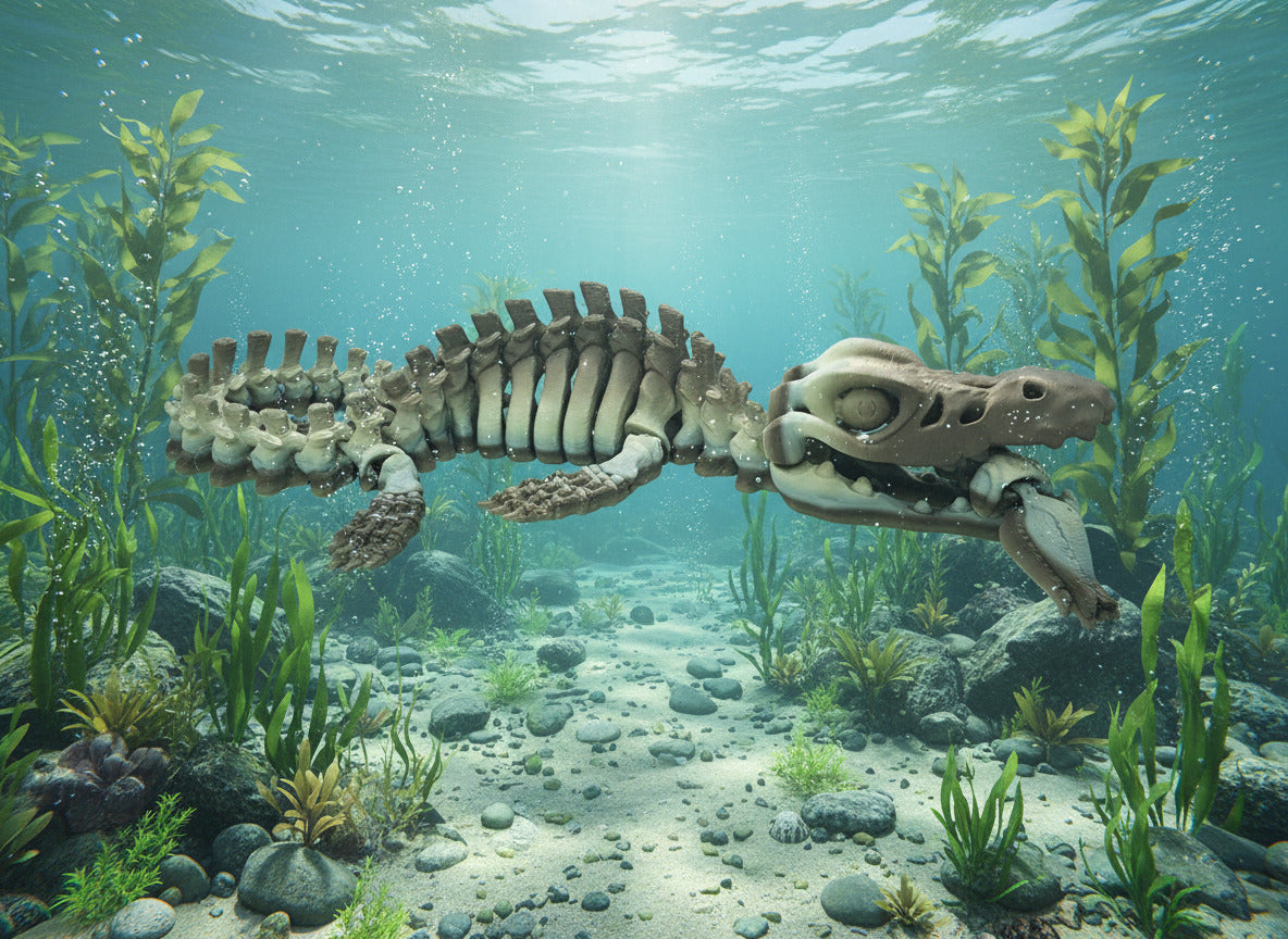 Articulating Skeleton Mosasaurus