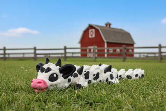 The Articulating Baby Cow Dragon Sculpture / Fidget Toy