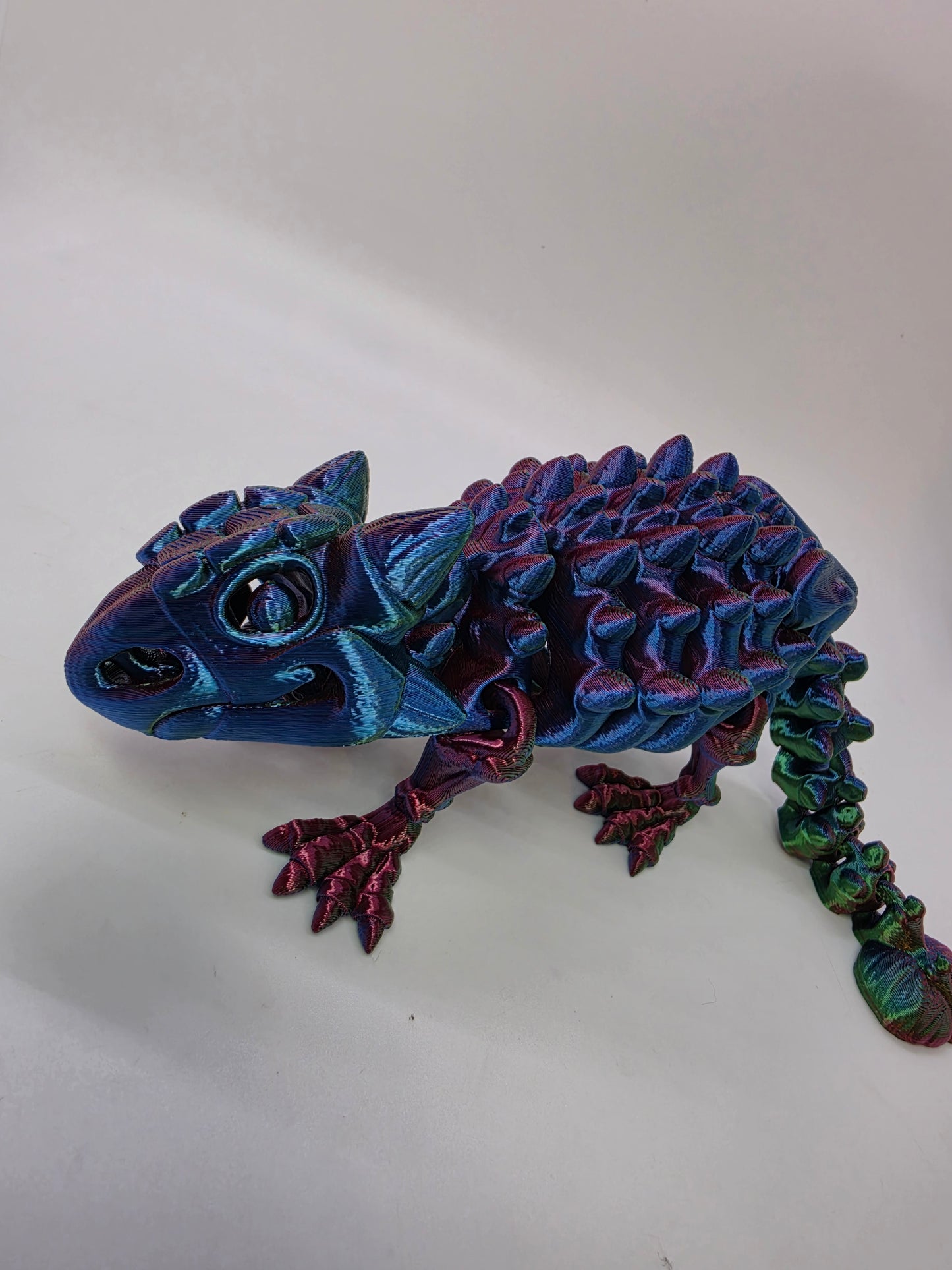 Skeleton Ankylosaurus – Articulated Tri-Color Fossil Dinosaur