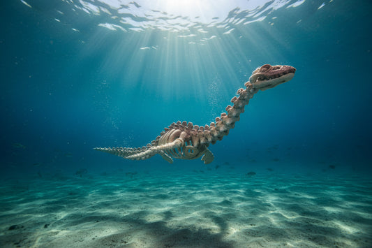 Skeleton Plesiosaurus – Articulated Fossil Sea Reptile