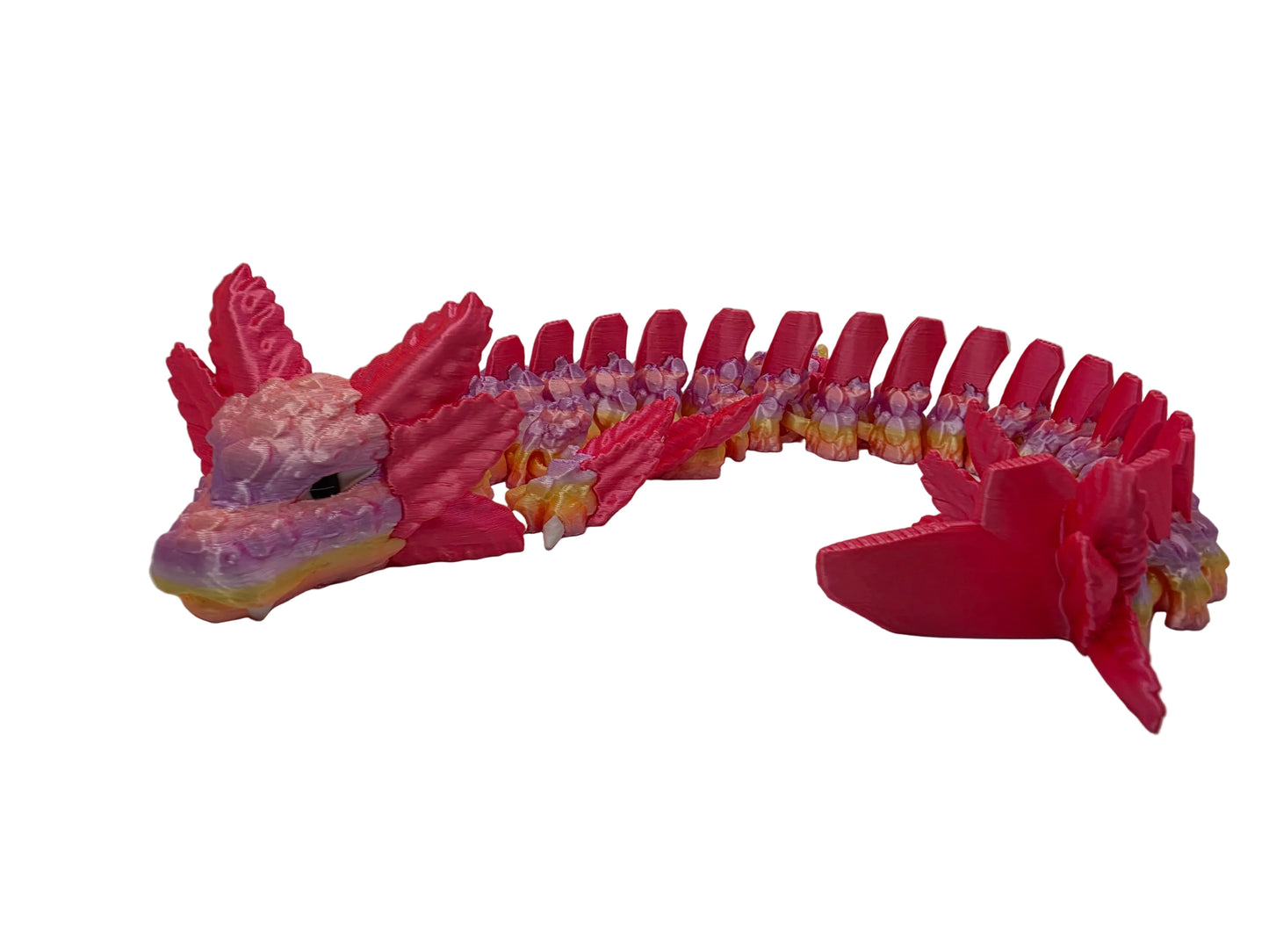 The Articulating Axolotl Dragon Sculpture / Fidget Toy