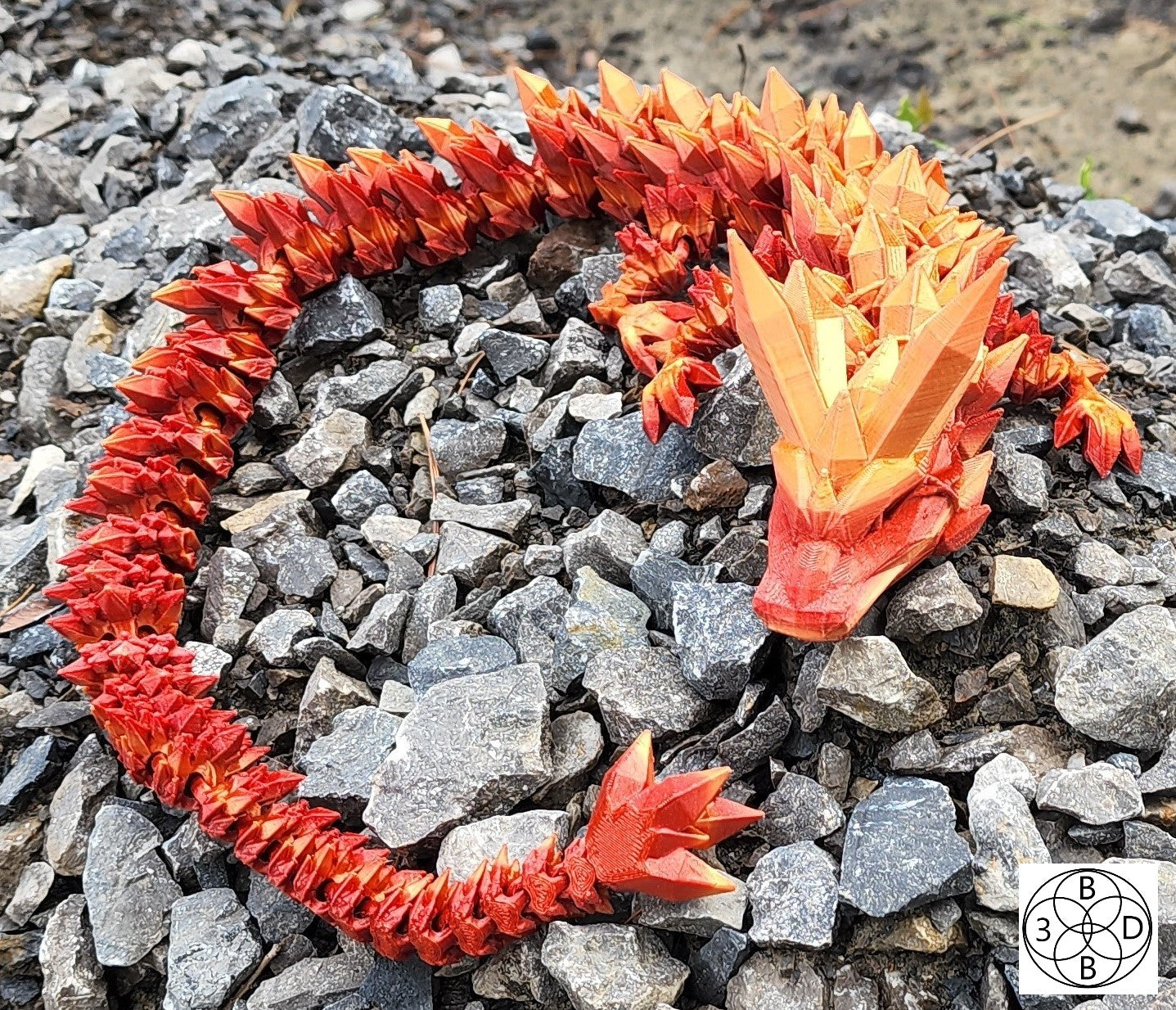 The Articulating Crystal Dragon Sculpture / Fidget Toy