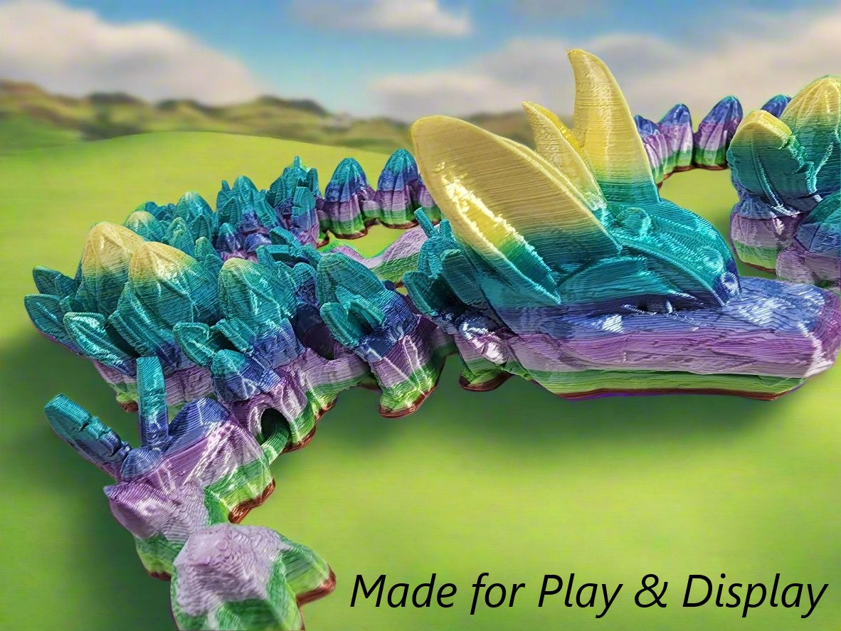 The Articulating Easter Dragon Sculpture / Fidget Toy