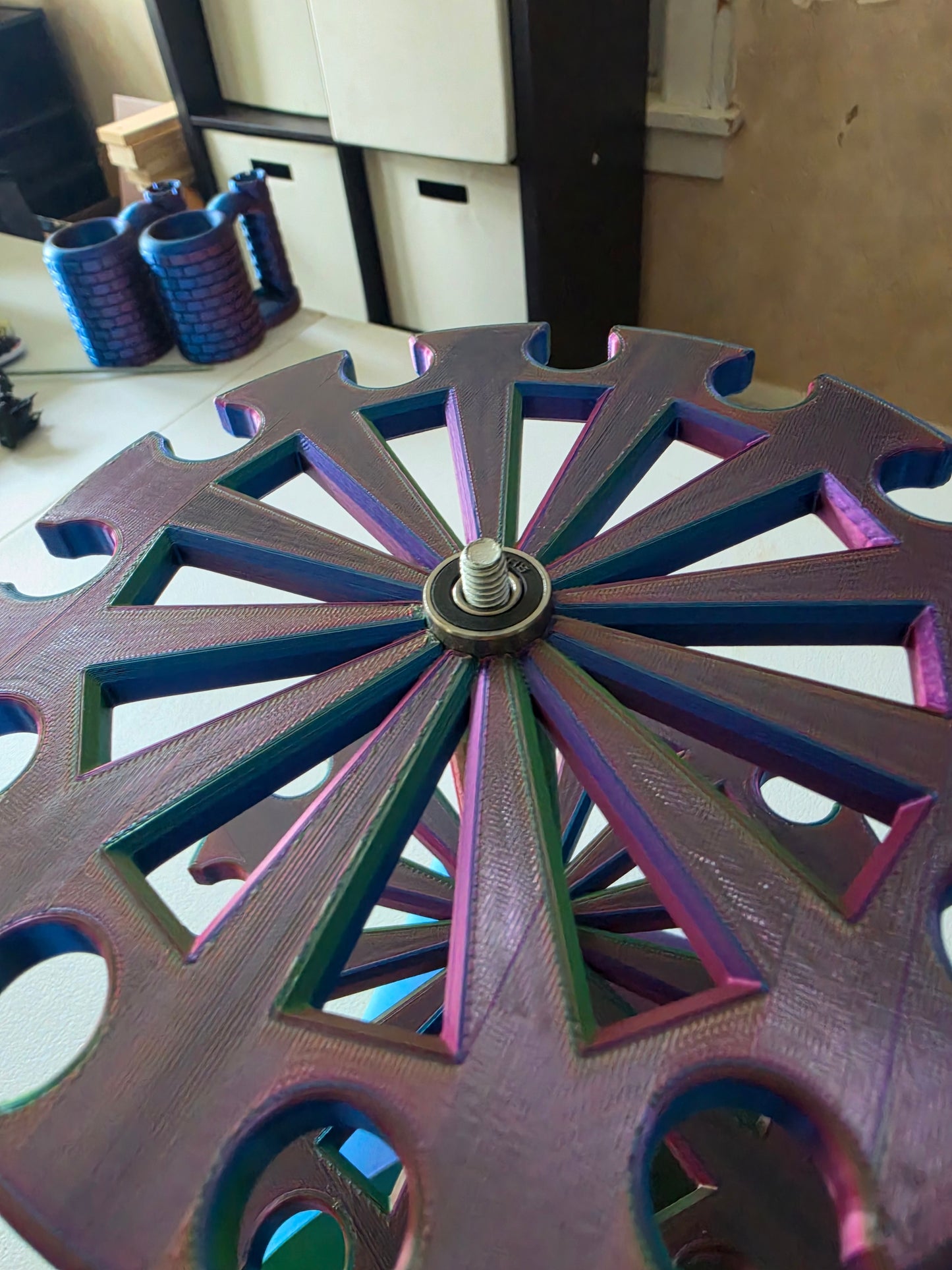 Air brush carousel