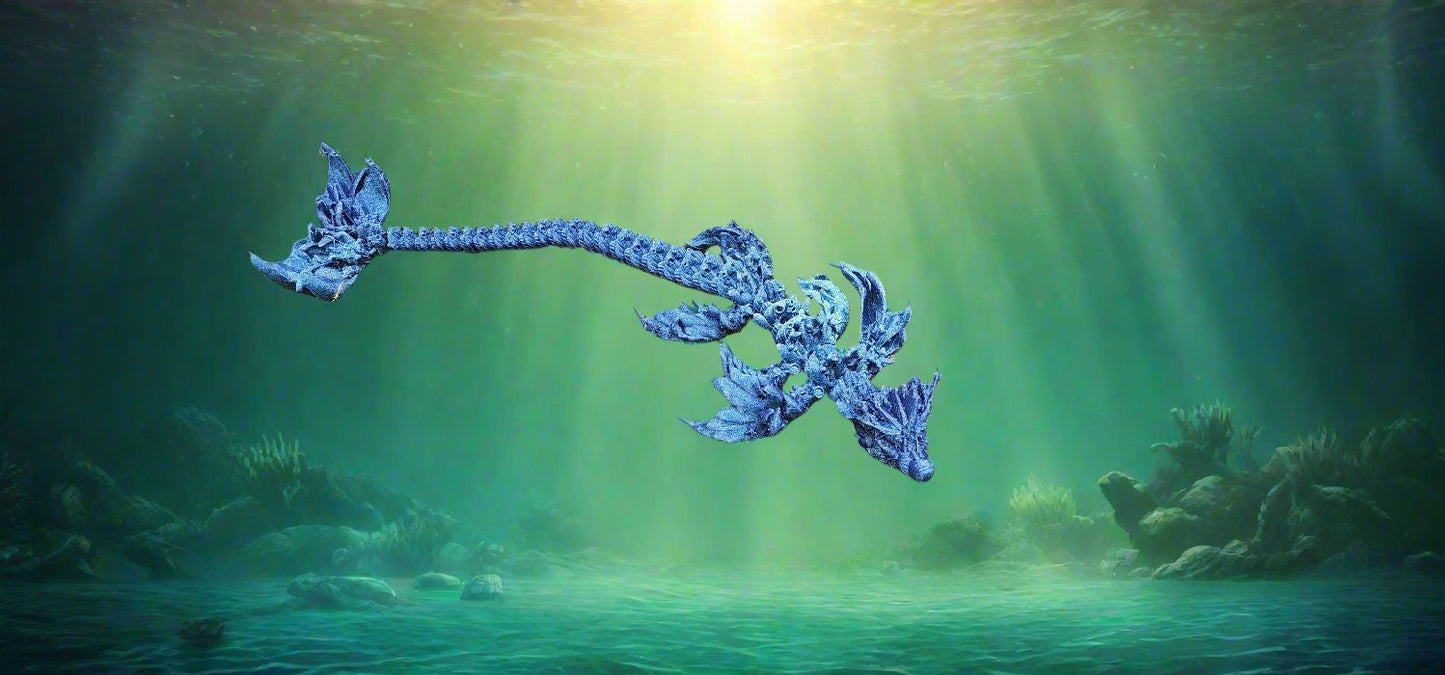 The Articulating Coral Reef Dragon Sculpture / Fidget Toy