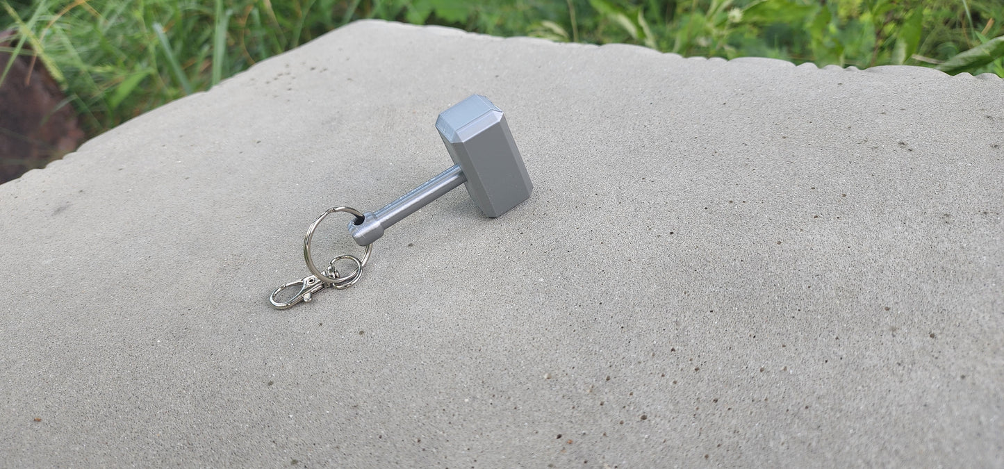 Thor's Hammer Replica Key Chain - Choose Your Finish!