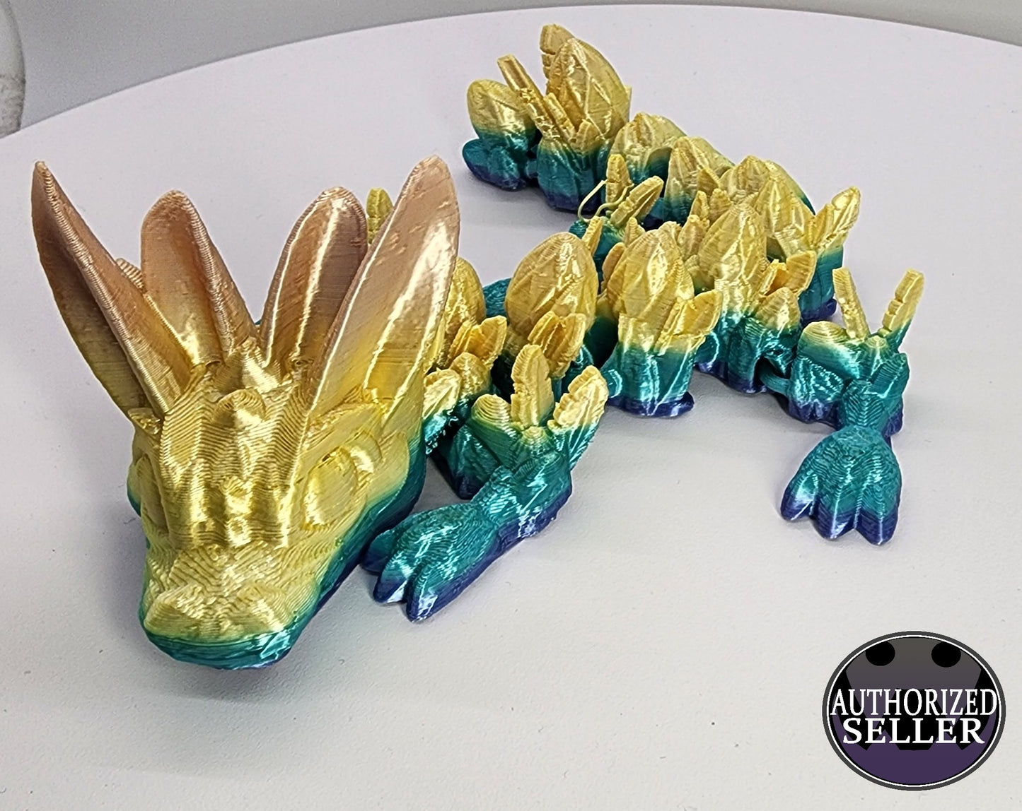 The Articulating Baby Easter Dragon Sculpture / Fidget Toy