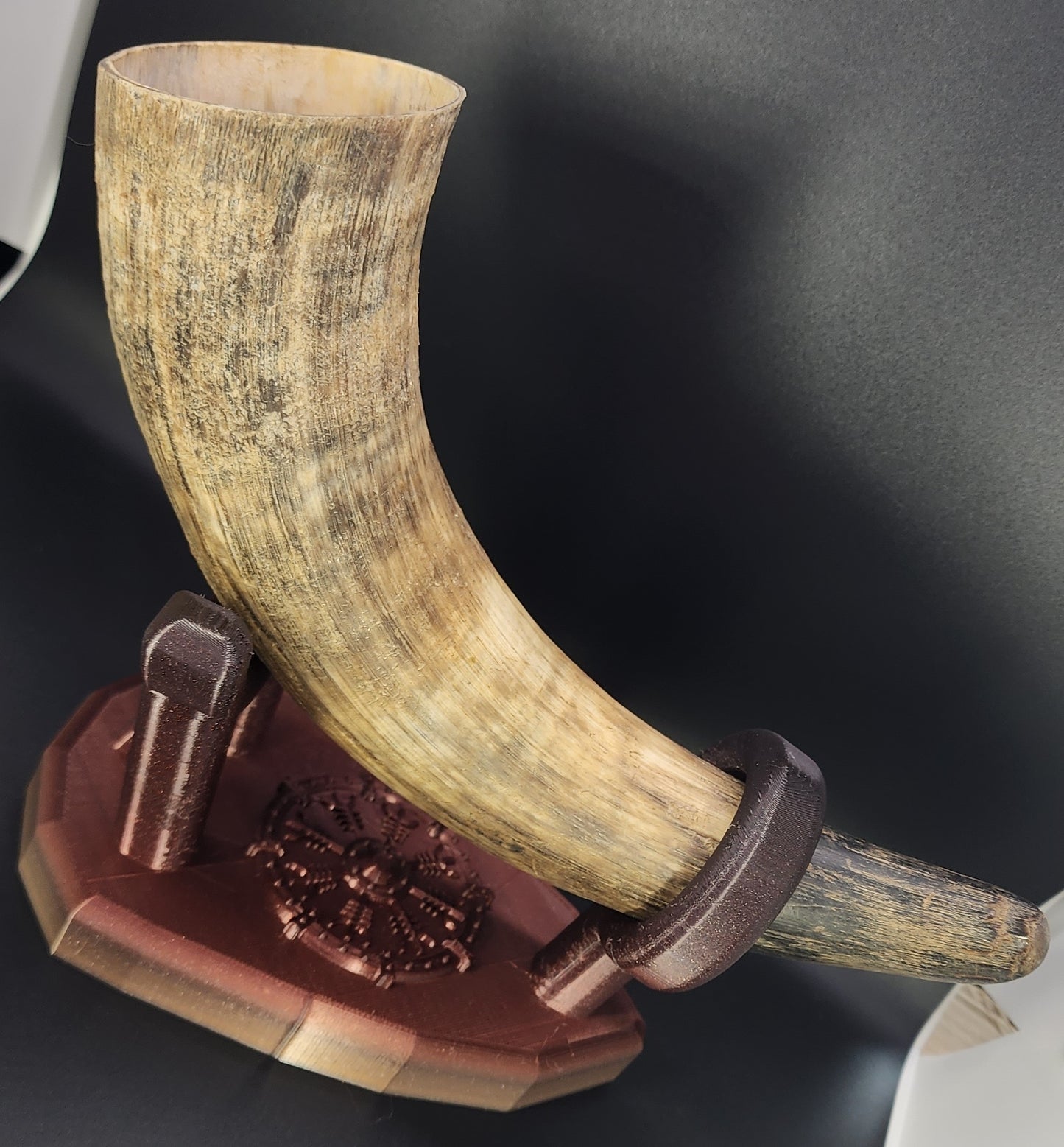 Ship-Inspired Drinking Horn Holder