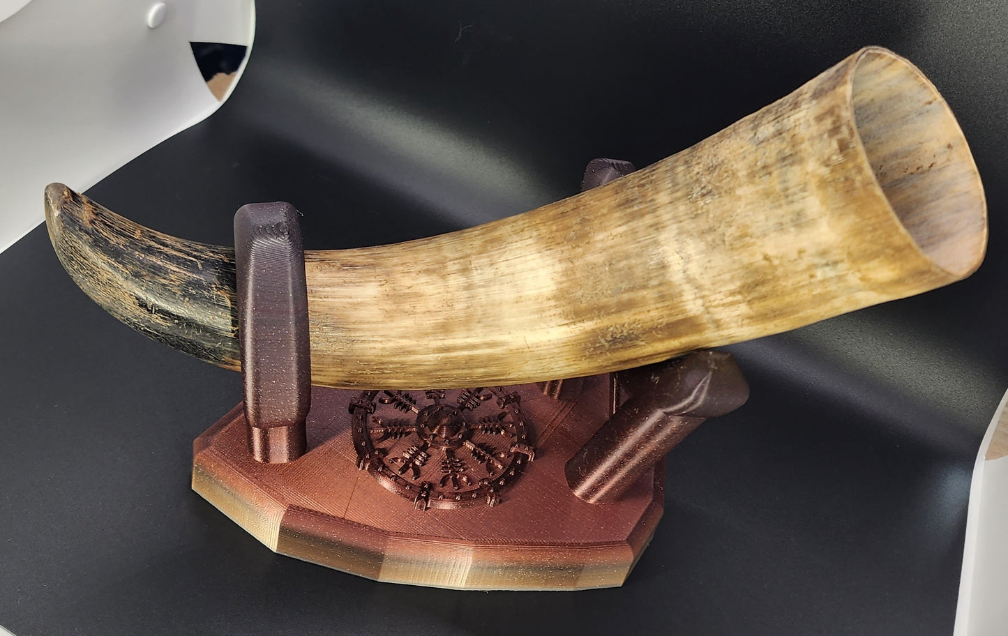 Ship-Inspired Drinking Horn Holder